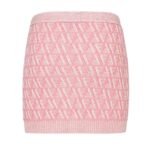 FENDI FF CASHMERE AND WOOL MINI SKIRT
