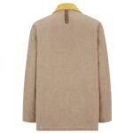 FENDI BEIGE WAXED COTTON BLOUSON
