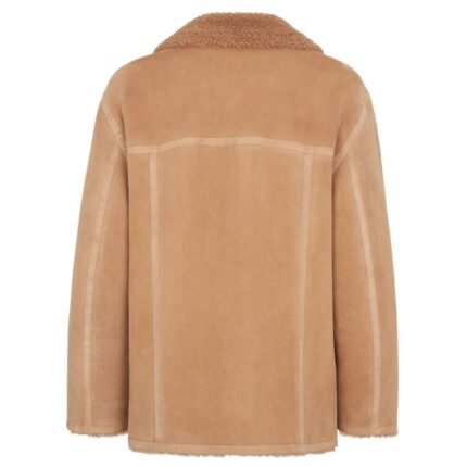 FENDI LIGHT BROWN SHEEPSKIN BLOUSON