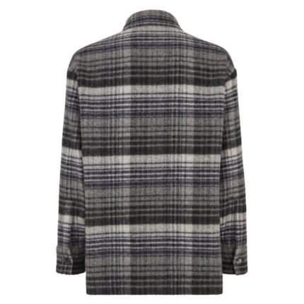 FENDI BLOUSON GRAY FLANNEL GO TO JACKET