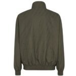 FENDI GREEN FF NYLON BOMBER JACKET