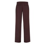 FENDI BURGUNDY WOOL PANTS