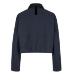 FENDI BLUE WAXED COTTON BLOUSON