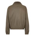 FENDI DOVE GRAY SHEARLING BLOUSON