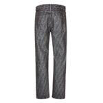 FENDI LONG JEANS GRAY FF JEANS