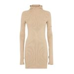 FENDI WOOL AND SILK DRESS