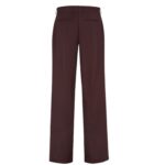 FENDI BURGUNDY WOOL PANTS