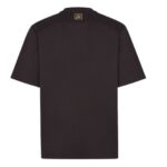 FENDI BLACK COTTON T-SHIRT