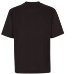 FENDI BLACK COTTON T-SHIRT