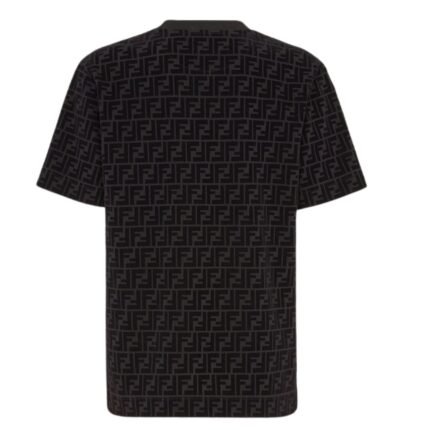 FENDI T-SHIRT IN PIQUÉ