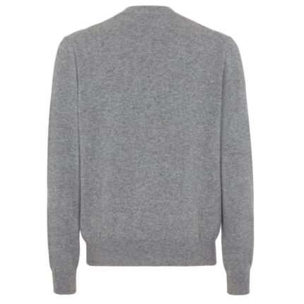 FENDI GRAY WOOL CARDIGAN