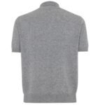 FENDI GRAY WOOL POLO SHIRT