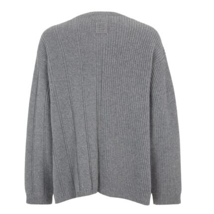 FENDI GRAY CASHMERE CARDIGAN