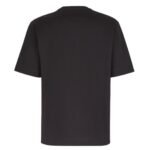 FENDI BLACK JERSEY T-SHIRT