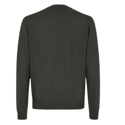 FENDI SWEATER BLACK WOOL PULLOVER