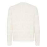 FENDI SWEATER FF COTTON AND LINEN JUMPER