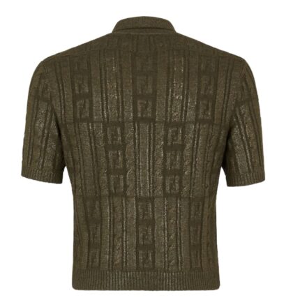 FENDI WOOL POLO SHIRT