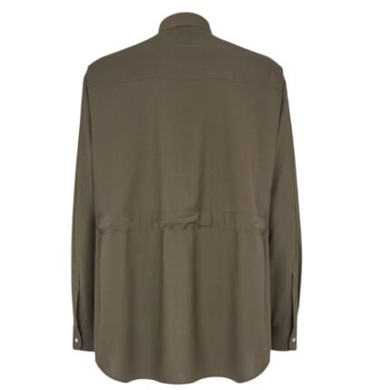FENDI GREEN WOOL BLOUSON