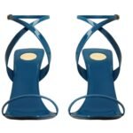 SAINT LAURENT SALOMÉ WEDGES IN PATENT LEATHER