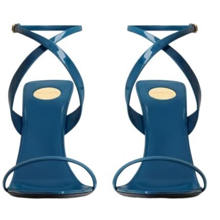 SAINT LAURENT SALOMÉ WEDGES IN PATENT LEATHER