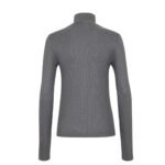 FENDI SWEATER GRAY COTTON JUMPER