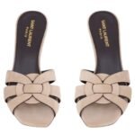 SAINT LAURENT TRIBUTE MULES IN SUEDE