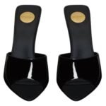SAINT LAURENT ROMY MULES IN PATENT LEATHER
