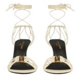 SAINT LAURENT BABYLONE SANDALS IN SMOOTH LEATHER