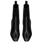 SAINT LAURENT BETTY CHELSEA BOOTS IN GLAZED LEATHER