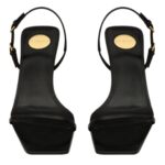 SAINT LAURENT JASPE SANDALS IN SMOOTH LEATHER
