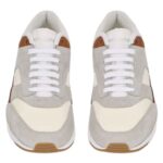 SAINT LAURENT BUMP SNEAKERS IN NYLON SUEDE AND LEATHER