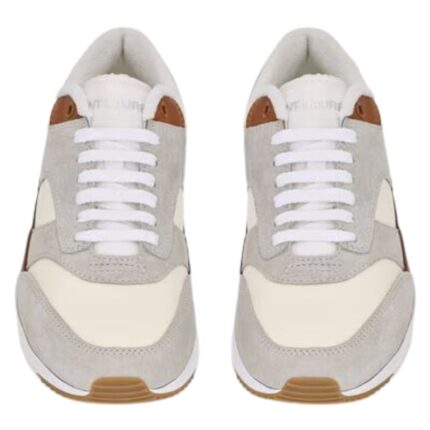 SAINT LAURENT BUMP SNEAKERS IN NYLON SUEDE AND LEATHER