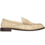 SAINT LAURENT LE LOAFER PENNY SLIPPERS IN EEL