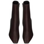 SAINT LAURENT JILL BOOTIES IN SMOOTH LEATHER