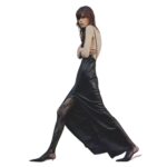 SAINT LAURENT CHERISH SLINGBACK PUMPS IN SATIN CREPE