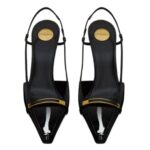 SAINT LAURENT JACQUELINE SLINGBACK PUMPS IN PATENT LEATHER