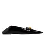 SAINT LAURENT LE MAILLON SLIPPERS IN PATENT LEATHER
