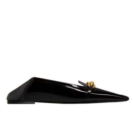 SAINT LAURENT LE MAILLON SLIPPERS IN PATENT LEATHER