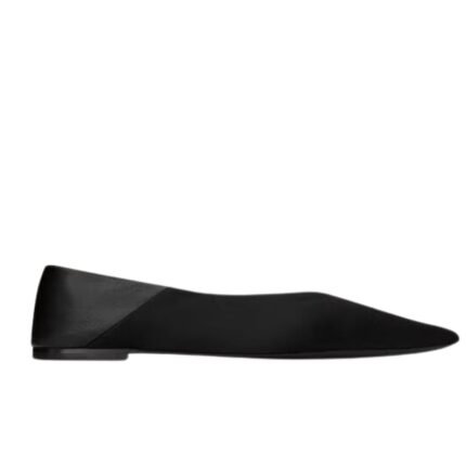 SAINT LAURENT NOUR SLIPPERS IN SATIN