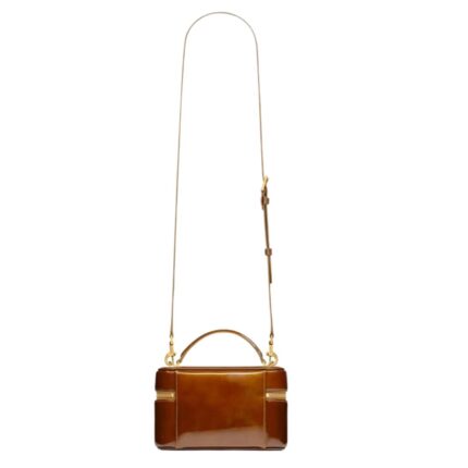 SAINT LAURENT GABY VANITY BAG IN PATENT LEATHER