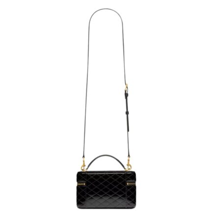 SAINT LAURENT GABY VANITY BAG IN PATENT LEATHER