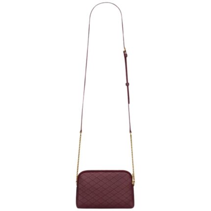 SAINT LAURENT GABY ZIPPERED POUCH IN LAMBSKIN