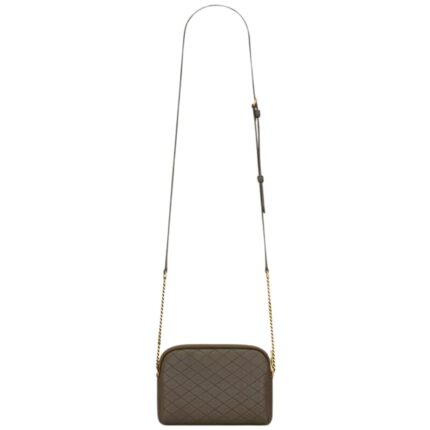 SAINT LAURENT GABY ZIPPERED POUCH IN LAMBSKIN