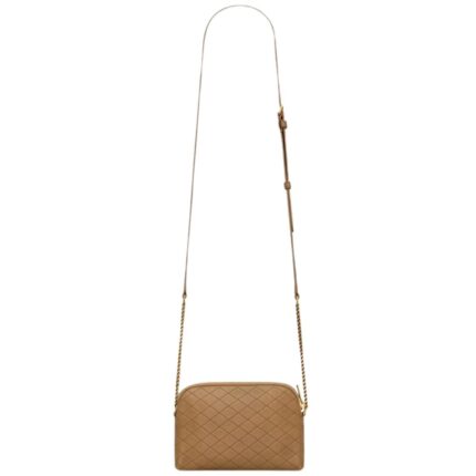 SAINT LAURENT GABY ZIPPERED POUCH IN LAMBSKIN