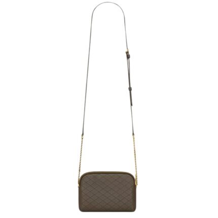 SAINT LAURENT GABY ZIPPED POUCH IN QUILTED LAMBSKIN