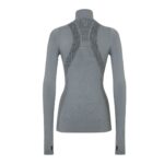 FENDI SKI SWEATER GRAY TECH FABRIC