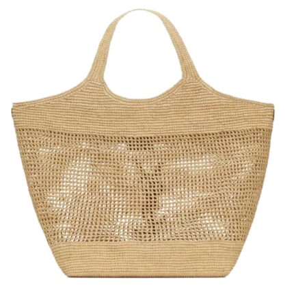 SAINT LAURENT ICARE IN RAFFIA