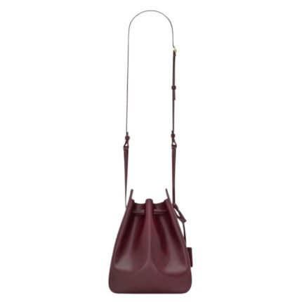 SAINT LAURENT BUCKET BAG IN LEATHER