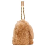 SAINT LAURENT OVERSIZED NIKI IN FEATHERS