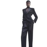 SAINT LAURENT TUXEDO JACKET IN GUIPURE